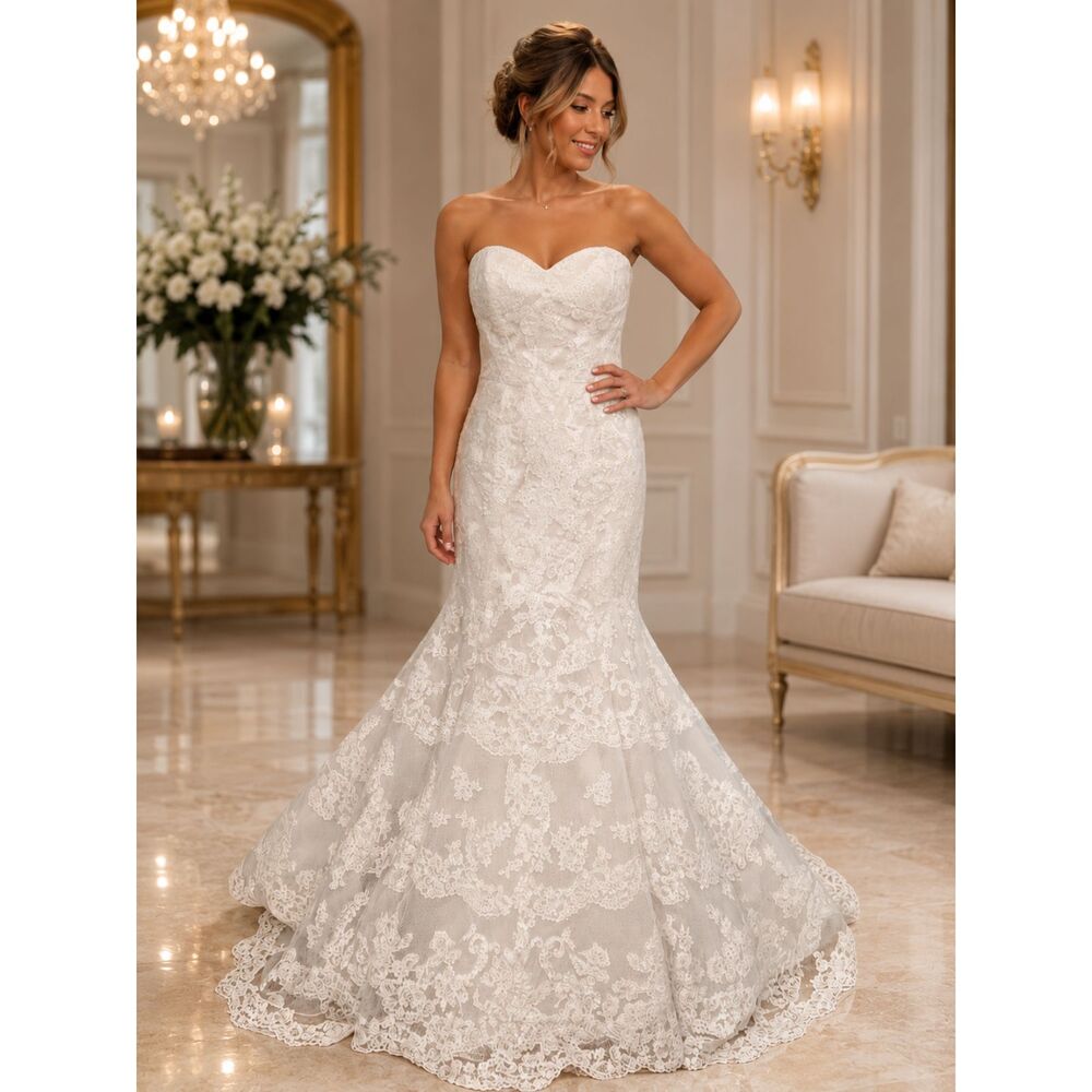 David Tutera for Mon Cheri "Billie" Style 113212 Wedding Dress – Size 14 – NWT
